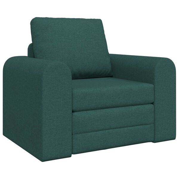 vidaXL Schlafsofa Dunkelgr&uuml;n 98 x 71 x 83 cm Stoff