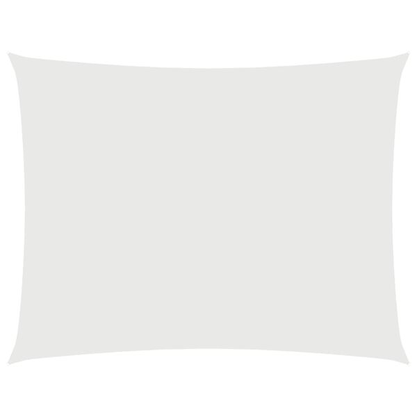 vidaXL Sonnensegel Oxford-Gewebe Rechteckig 2x3 m Wei&szlig;