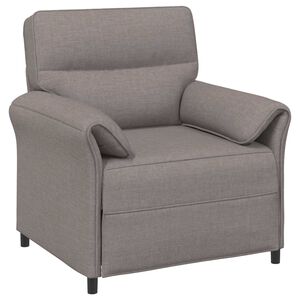 vidaXL 1-Sitzer Sofa Taupe 88 x 83 x 95 cm Stoff