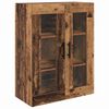 vidaXL Highboard mit Schubladen 2 pcs Altholz Holzwerkstoff
