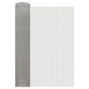 vidaXL Mesh Bildschirm 60 x 200 cm 6 Mesh Edelstahl 201 Silber