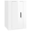 vidaXL TV-Wandschrank Hochglanz-Wei&szlig; 40x34,5x60 cm