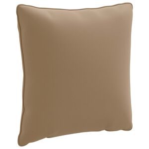 vidaXL 1-teiliges R&uuml;cken-Kissen PUTTEN 100 % Polyester Taupe