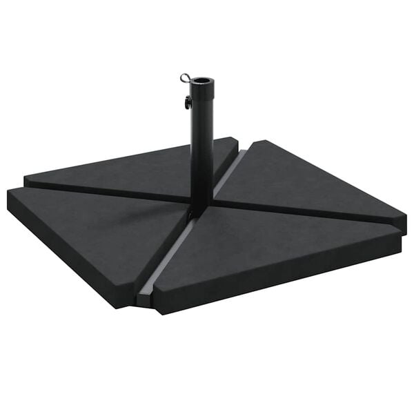 vidaXL 5-tlg. Sonnenschirmst&auml;nder-Set Granit und Stahl