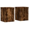 vidaXL Pflanzenst&auml;nder 2 Stk. R&auml;uchereiche 15x15x20 cm Holzwerkstoff