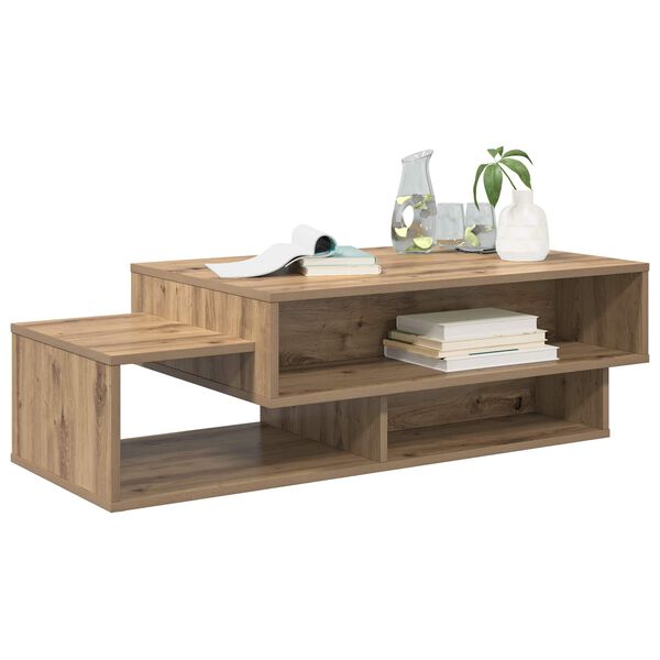 vidaXL Couchtisch Artisan-Eiche 105 x 50 x 32,5 cm Holzwerkstoff