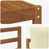 vidaXL Outdoor-Sofagarnitur mit Kissen 8 pcs Natur und Creme