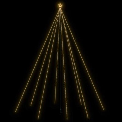 vidaXL LED-Lichterkette Weihnachtsbaum Indoor Outdoor 1300 LEDs 8 m