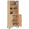 vidaXL Highboard Sonoma-Eiche 69,5x34x180 cm Holzwerkstoff