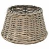 vidaXL Lampenschirm Korbweide 38 x 23 cm Natur