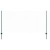 vidaXL Sechseckzaun mit Pfosten 100 x 1,2 m PVC-beschichteter Stahl