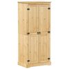 vidaXL Kleiderschrank Corona 76x50x170 cm Massivholz Kiefer