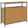 vidaXL Sideboard Artisan-Eiche 100 x 35 x 80 cm Holzwerkstoff