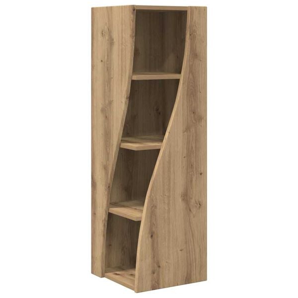 vidaXL Eckschrank Artisan-Eiche 32x32x102cm Holzwerkstoff