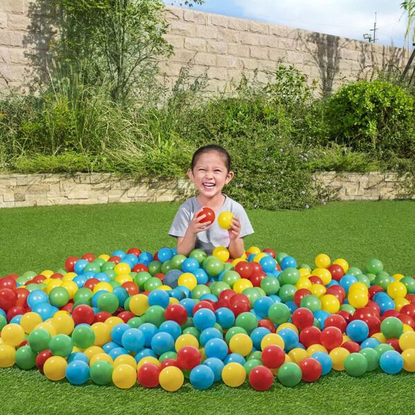 Bestway Spielb&auml;lle Splash and Play 100 Stk. 6,5 cm Mehrfarbig