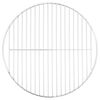 vidaXL BBQ Grillrost rund &Oslash;37 cm 304 Edelstahl
