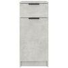 vidaXL Büroschrank Betongrau 33,5x50x75 cm Holzwerkstoff