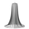 vidaXL Moskito-Netz f&uuml;r das Bett 156 Mesh Schwarz ⌀56 x 220 cm