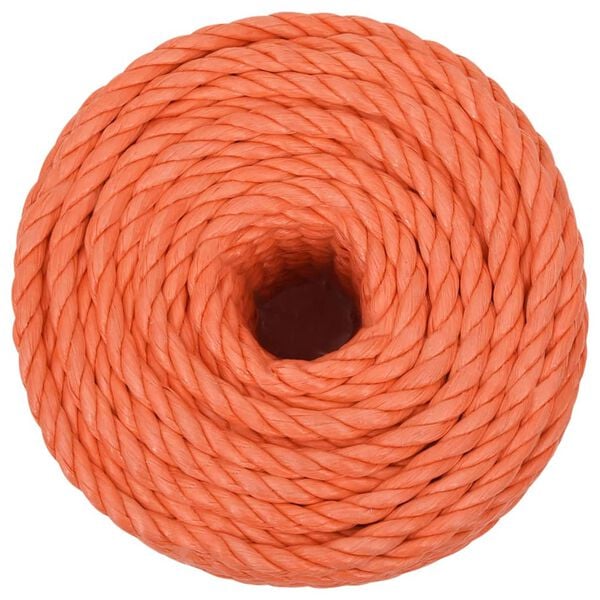 vidaXL Arbeitsseil Orange 12 mm 25 m Polypropylen