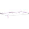 vidaXL Schreibtischplatte 100x50x1,5 cm Massivholz Buche
