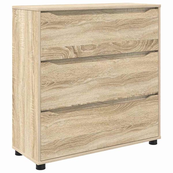 vidaXL Aufbewahrungsschrank Sonoma-Eiche 80 x 31 x 81 cm Holzwerkstoff