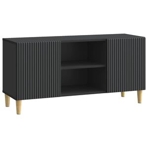 vidaXL TV-Schr&auml;nk Schwarz 102 x 34,5 x 50 cm Holzwerkstoff