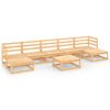vidaXL 8-tlg. Garten-Lounge-Set Massivholz Kiefer