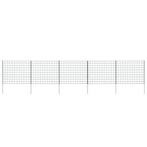 vidaXL Gartenzaun Set 77,5x64 cm Gr&uuml;n