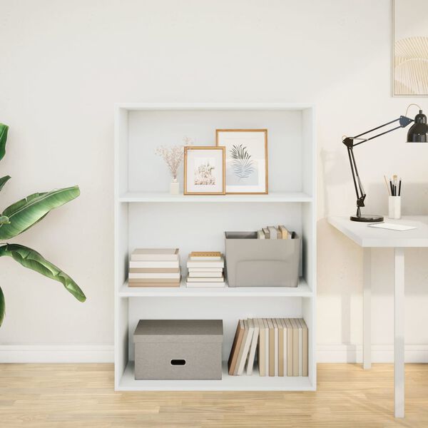 vidaXL B&uuml;cherregal Wei&szlig; 80x30x114 cm Holzwerkstoff