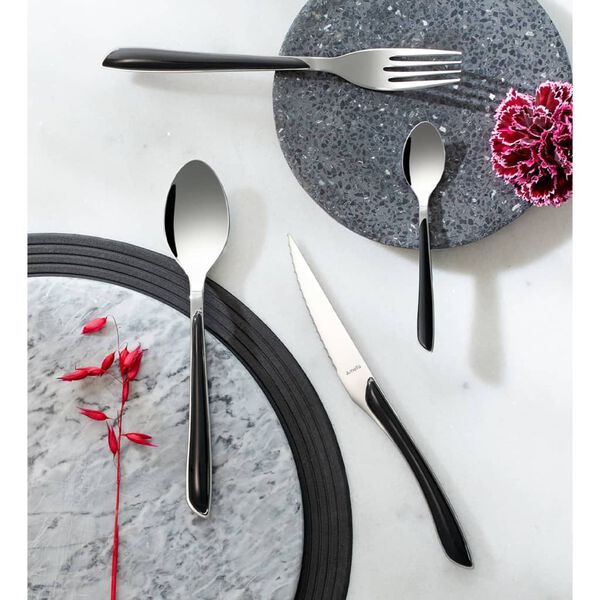 Amefa 16-tlg. Besteck-Set Eclat Schwarz