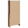 vidaXL Highboard Altholz-Optik 82,5x30,5x185 cm Holzwerkstoff