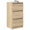 vidaXL Sideboard Sonoma-Eiche 37,5x35x76 cm Holzwerkstoff