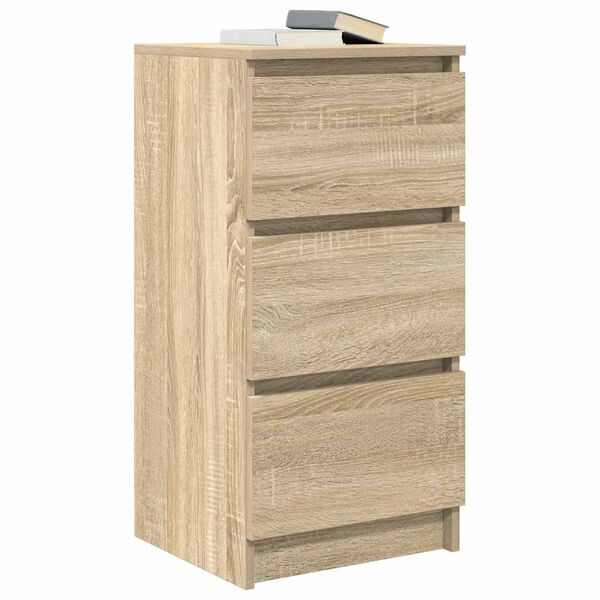 vidaXL Sideboard Sonoma-Eiche 37,5x35x76 cm Holzwerkstoff