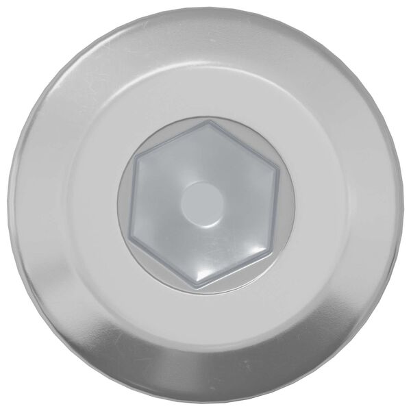 vidaXL Kopf-Sicherungsschraube 12 pcs Silber M6 x 35 mm Stahl