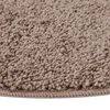 vidaXL Anti-Rutsch Shaggy Teppich Braun 90 x 90 cm PP
