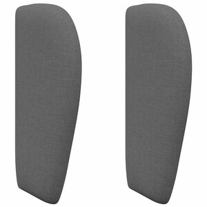 vidaXL Kopfteil Ohr Dunkelgrau 40 x 23 x 6 cm Stoff