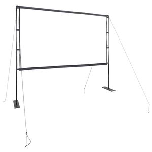 vidaXL Projektionsleinwand mit St&auml;ndern 120 Zoll 16:9
