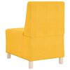 vidaXL | Modulares Armfreies Sofa | Hellgelb 55 x 74 x 82 cm Cordstoff