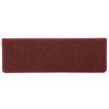 vidaXL Stufenmatten 30 Stk. 65x21x4 cm Bordeaux Rechteckiger Rand