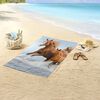 Good Morning Strandtuch FREE 75x150 cm Braun und Blau