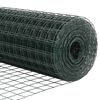 vidaXL Eurozaun Grün 0.4 x 50 m PVC-beschichtetes Eisen