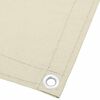 vidaXL Balkon-Sichtschutz Creme 120x700 cm 100 % Polyester-Oxford