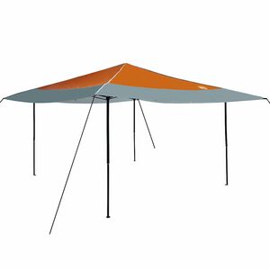 vidaXL Pavillon-Zelt 395 x 395 x 251 cm Orange Stoff