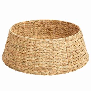 vidaXL Weihnachtsbaumkragen Rund Natur Durchmesser 60 x 22 cm