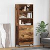 vidaXL Highboard Altholz 69,5 x 34 x 180 cm Holzwerkstoff