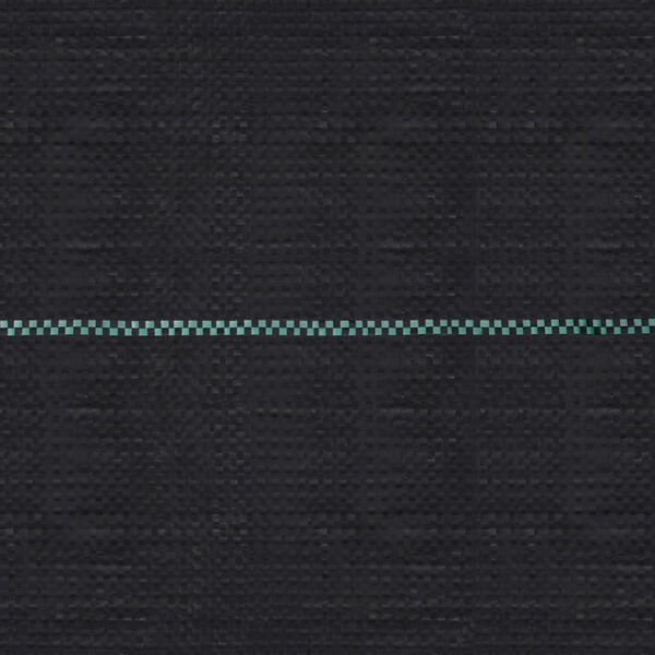 vidaXL Unkrautfolie Schwarz 1x100 m PP