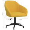 vidaXL Esszimmerstuhl Drehbar Gelb Samt