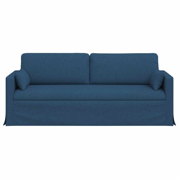 vidaXL Sofa Blau Gesamtabmessungen: 198 x 78 x 80 cm (B x T x H) Samt