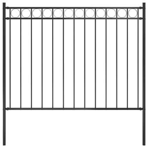 vidaXL Z&auml;une ASSEN 1,81 x 1,2 m Stahl