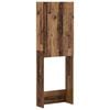 vidaXL Toilettenschrank ALKMAAR Altholz 66 x 25,5 x 190 cm